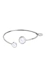 Lotus LS1837-2/1 D2JLS1837-2-1 - Pulsera de acero inoxidable con círculo para mujer, brazalete plateado, un bonito regalo para Navidad, cumpleaños, día de San Valentín