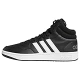 adidas Hoops 3.0 Mid Classic Vintage Shoes, Zapatillas Hombre, Core Black Ftwr White Grey Six, 42 2/3 EU