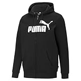 Puma ESS Big Logo FZ Hoodie FL Sudadera, Hombre, Black, L