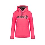Izas - Sudadera con Capucha para Mujer - Sudadera de Mujer con Capucha Ajustable con Cordones - para Trekking y Ambiente Urbano - Duero V3 en Color Rosa Diva - Talla M