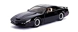 Jada- Kitt Coche fantástico Metal 1:24 con Luces Coleccionismo, Color negro, Talla Única (253255000)