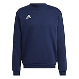 adidas Entrada 22 Sweatshirt Sudadera, Azul (Dark Blue 01), L Hombre