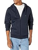 Amazon Essentials Sudadera de Forro Polar con Capucha y Cierre de Cremallera Completo (Disponible en Tallas Grandes y Largos Especiales) Hombre, Azul Marino, L