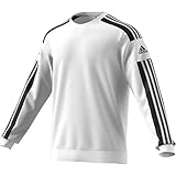 adidas Squadra 21 Sweatshirt Camiseta de manga larga, Blanco, L Hombre