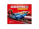 Scalextric - Circuito COMPACT - Pista de Carreras Completa - 2 coches y 2 mandos 1:43 (Jump & Loop)
