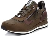 REFRESH - Zapatilla Cierre de Cremallera para Mujer, Color: Verde, Talla: 41