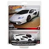 Hot Wheels Premium 1:43rd Vehículo a Escala, réplicas con Licencia Oficial con neumáticos Real Riders™ y carrocería y chasis Metal, para coleccionistas Adultos (Mattel HMD49)