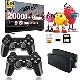 Consola Retro 4K HDMI conectable a TV con 23.000 Juegos y Dos mandos inalámbricos de 2,4 GHz. Consola de Videojuegos Retro. Consola Manual y configurada