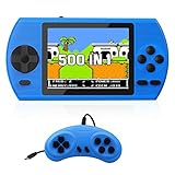 Consola de Juegos Portátil, 500 Juegos Retro Consola con 3,5 Pulgadas Pantalla a Color Soporte Dos Jugadores y Conexión de TV con Batería Recargable de 800 mAh Presente para niños y Adultos