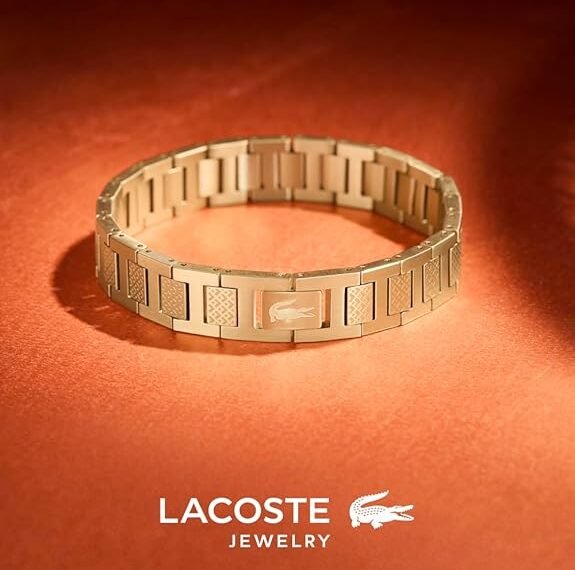 Pulsera Lacoste dorada
